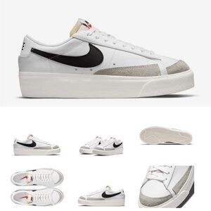 Nike Men's White, Black, and Gray Sneakers